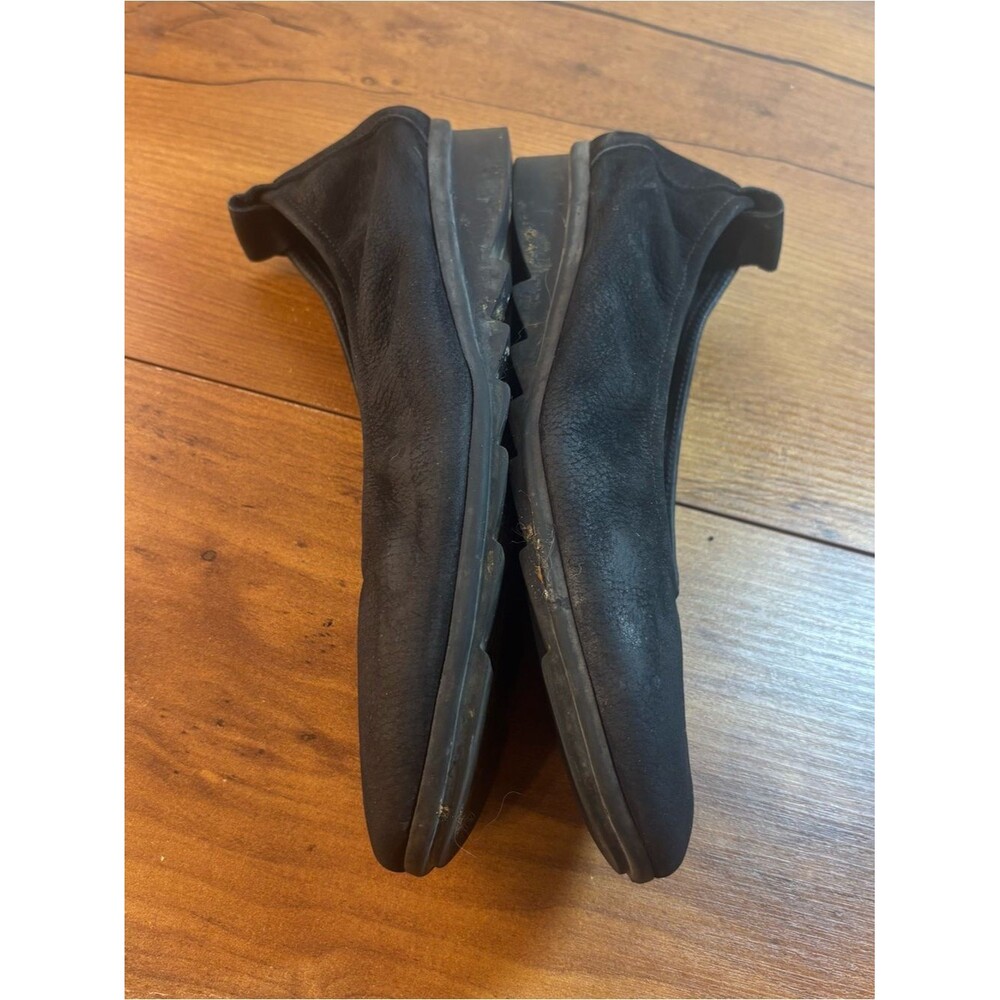 Arche Laius Black Nubuck Suede Leather Ballet Flat Round Toe France 37 / 6 - Picture 6 of 8